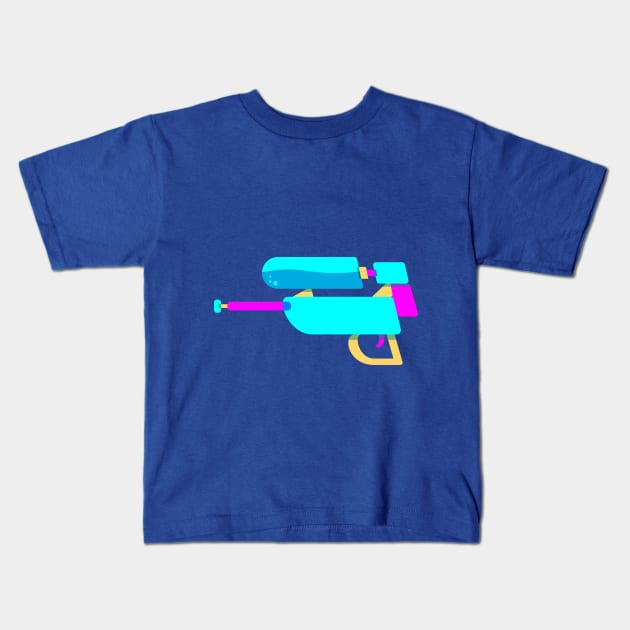 Neon Blast Kids T-Shirt by vahlre